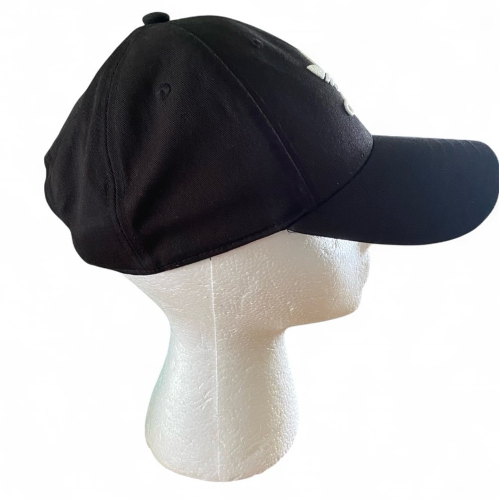 Adidas Originals Icon Black Logo Precurved SnapBack Unisex Baseball Hat Cap - Picture 4 of 7